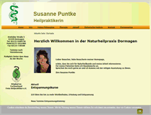 Tablet Screenshot of naturheilpraxis-dormagen.com
